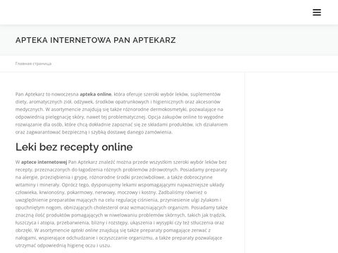 PanAptekarz.pl apteka online