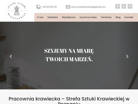 Sztukakrawiecka.pl - kurs krawiecki