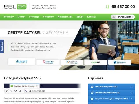 Ssl24.pl - certyfikat digicert