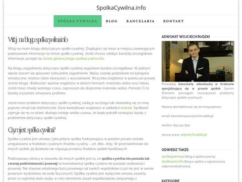 Spolkacywilna.info blog o spółce cywilnej