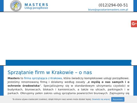 Masters mycie okien Kraków