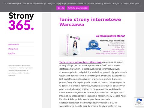 Strony365.pl - tanie www