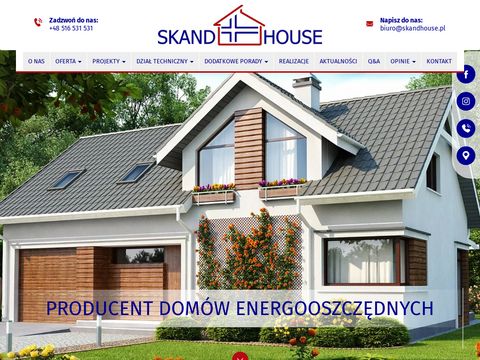 Skandhouse.pl producent domów szkieletowych