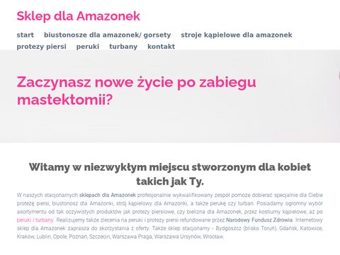 Sklepamazonka.pl - amoena staniki