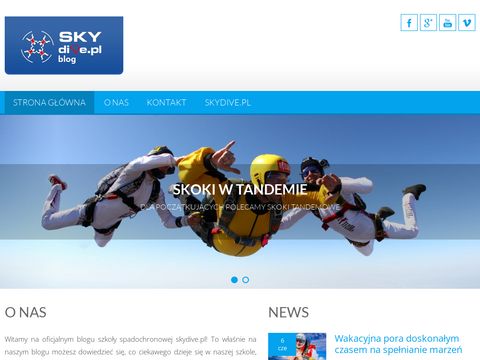Skydiveblog.pl skoki spadochronowe blog