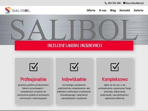 Salibol.pl - producent malarni proszkowych