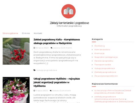 Zakladykamieniarskie.com.pl blog pogrzebowy