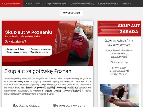 Zasada24.pl - skup aut Poznań