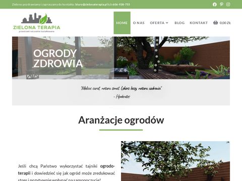 Zielonaterapia.pl projektowanie ogrodów