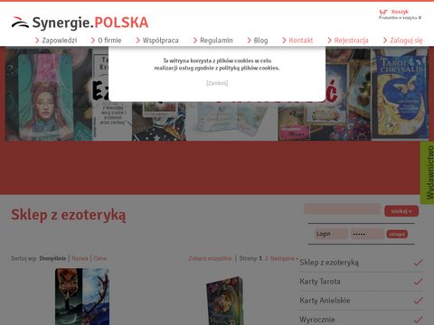 Sklep.synergiepolska.pl - karty do tarota