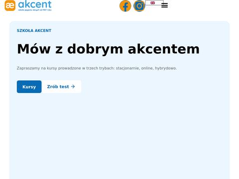 Szkola-akcent.pl - nauka angielskiego online