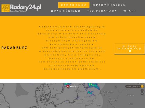 Radary24.pl - twój radar na pogodę