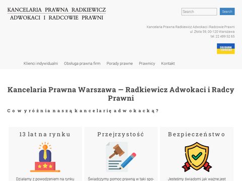 Radkiewicz.net.pl kancelaria prawna