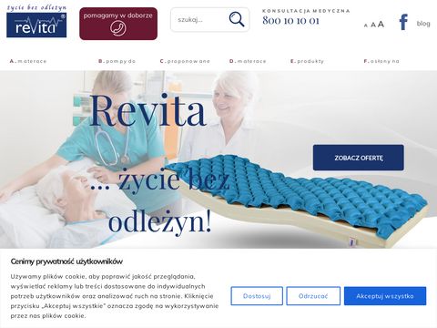 Revita.pl - materac przeciwodleżynowy