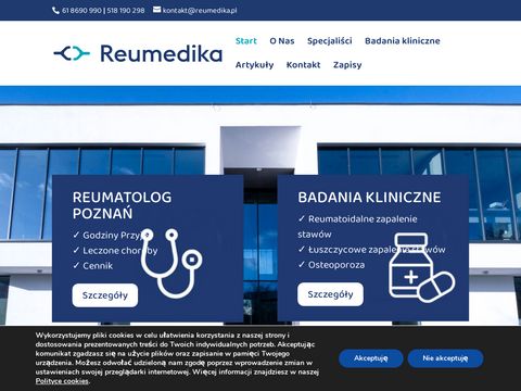 Reumedika.pl - reumatolog Poznań