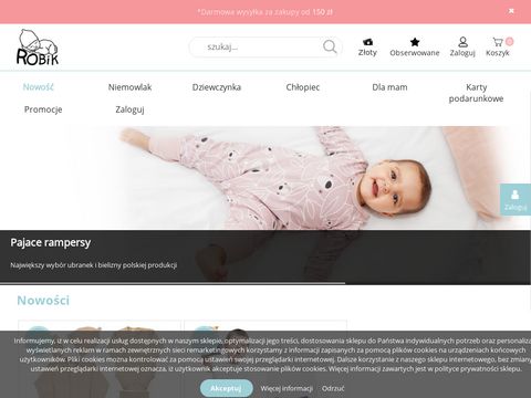 Robik.radom.pl producent odzieży dziecięcej