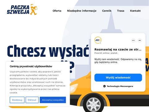 Paczkaszwecja.pl - transport Polska cennik