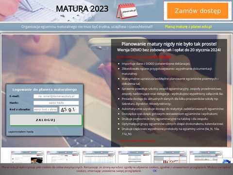 Planer.edu.pl matura 2022