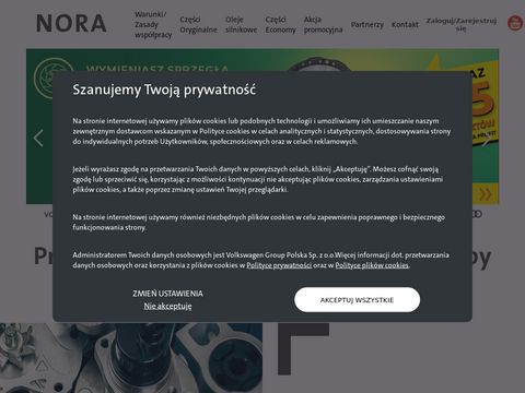 Programnora.pl - oryginalne części vw