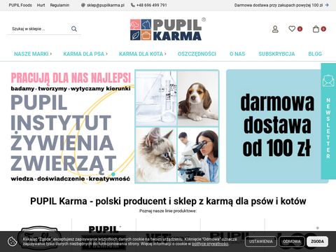 Pupilkarma.pl - polskie karmy dla psów