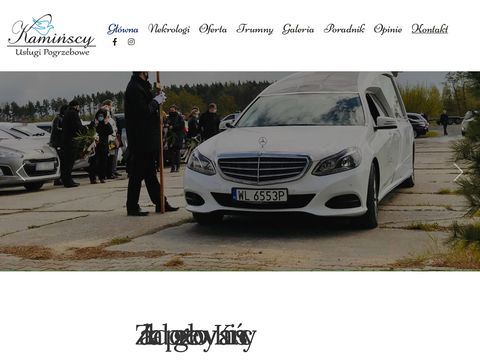 Pogrzebykaminscy.pl - usługi pogrzebowe