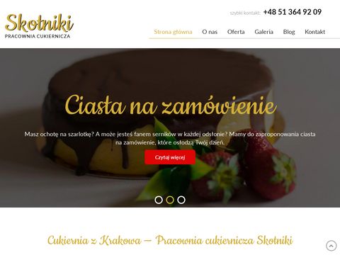 Pracowniacukiernicza-krakow.pl - ciasta