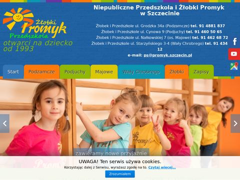 Promyk.szczecin.pl - nabór do przedszkoli