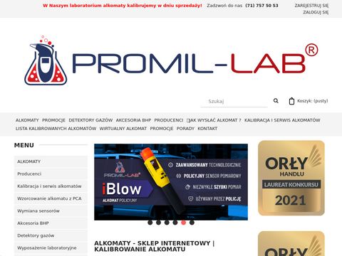 Promil-Lab - sklep i serwis alkomatów