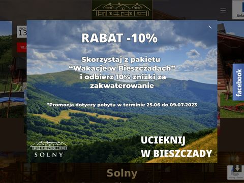 Solny.com.pl hotel - wakacje w Bieszczadach