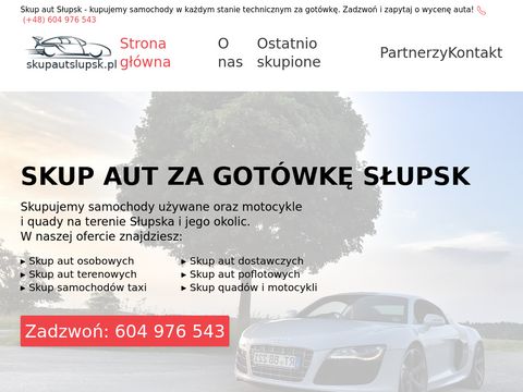 Skupautslupsk.pl samochodów uszkodzonych