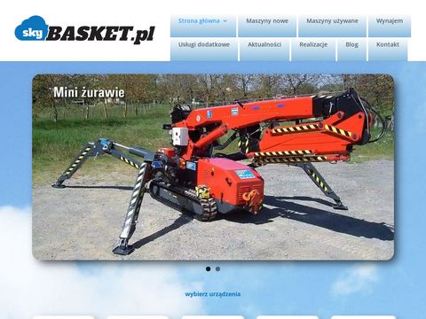 Skybasket.pl - podnośniki koszowe