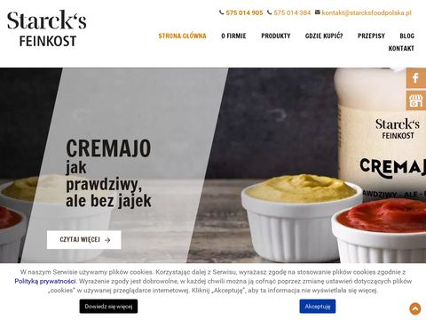 Starcksfoodpolska.pl - majonez wegan