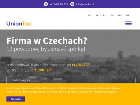 Uniontax.pl - firma w Czechach