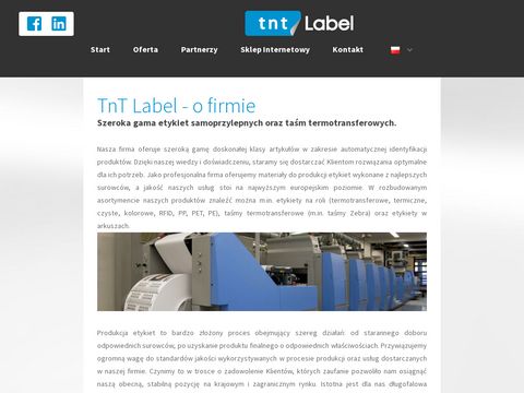 Tnt-label.eu - producent etykiet