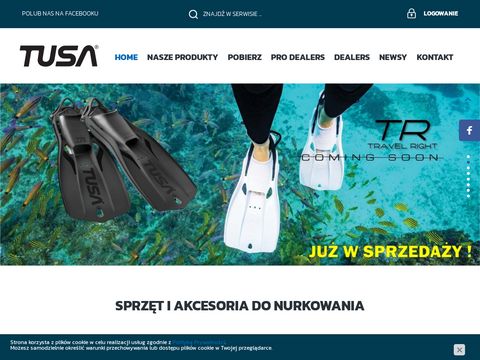 Tusa.com.pl - typy płetw nurkowych