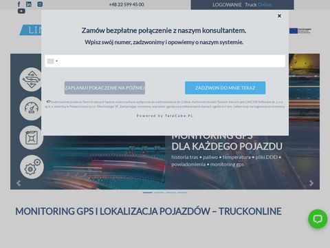 Truckonline.pl - monitoring GPS Warszawa