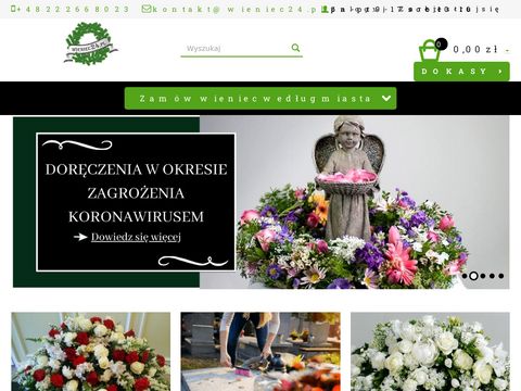 Wieniec24.pl - wiązanki, wieńce pogrzebowe