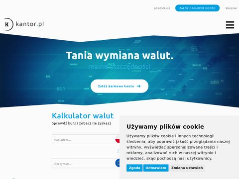 Kantor.pl wymiany walut online