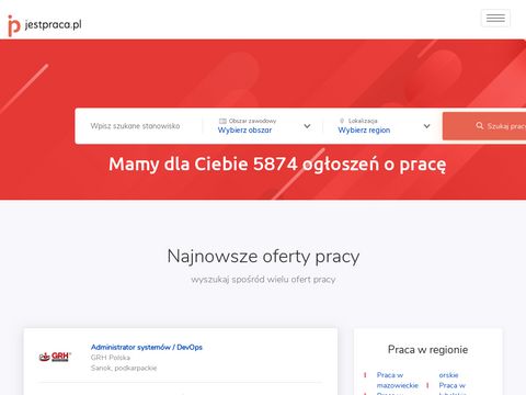 Jestpraca.pl - darmowe oferty pracy