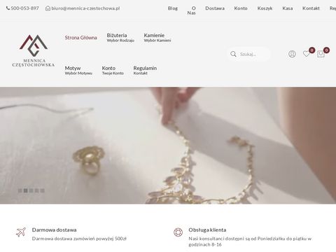 Mennica-czestochowska.com - biżuteria srebrna
