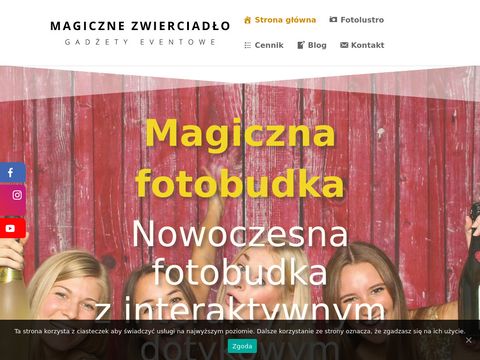 Magiczne-zwierciadlo.pl wynajem fotolustra