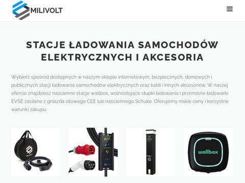 Milivolt.pl domowa stacja ładowania samochodu