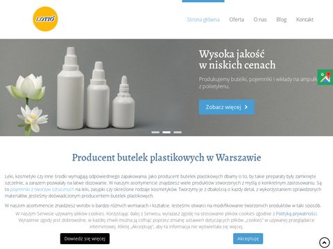 Lotio.pl - butelki kosmetyczne Warszawa