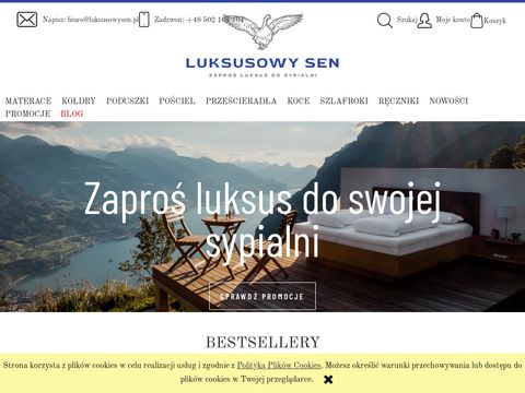 Luksusowysen.pl sklep z pościelą Gdańsk
