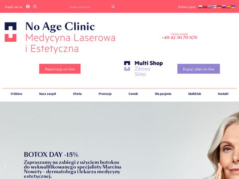 No Age Clinic - medycyna estetyczna