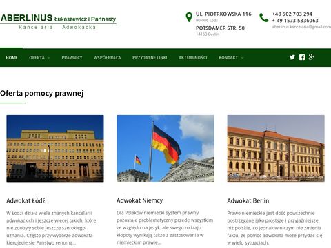 Aberlinus.eu - polski adwokat Niemcy