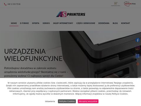 Asprinters.pl - serwis drukarek Kraków