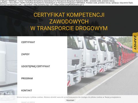 Certyfikatkatowice.pl kompetencji