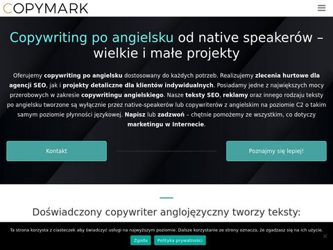 Copymark.eu - copywriter