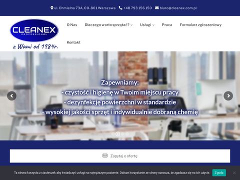 Cleanex.com.pl - sprzątanie biur